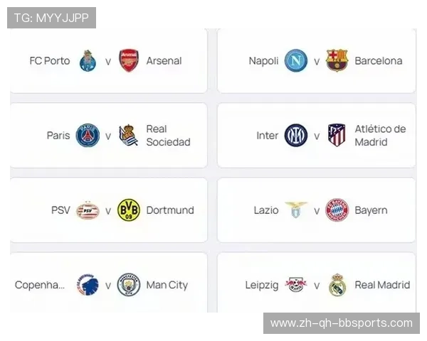 欧冠八分之一决赛抽签与赛程安排